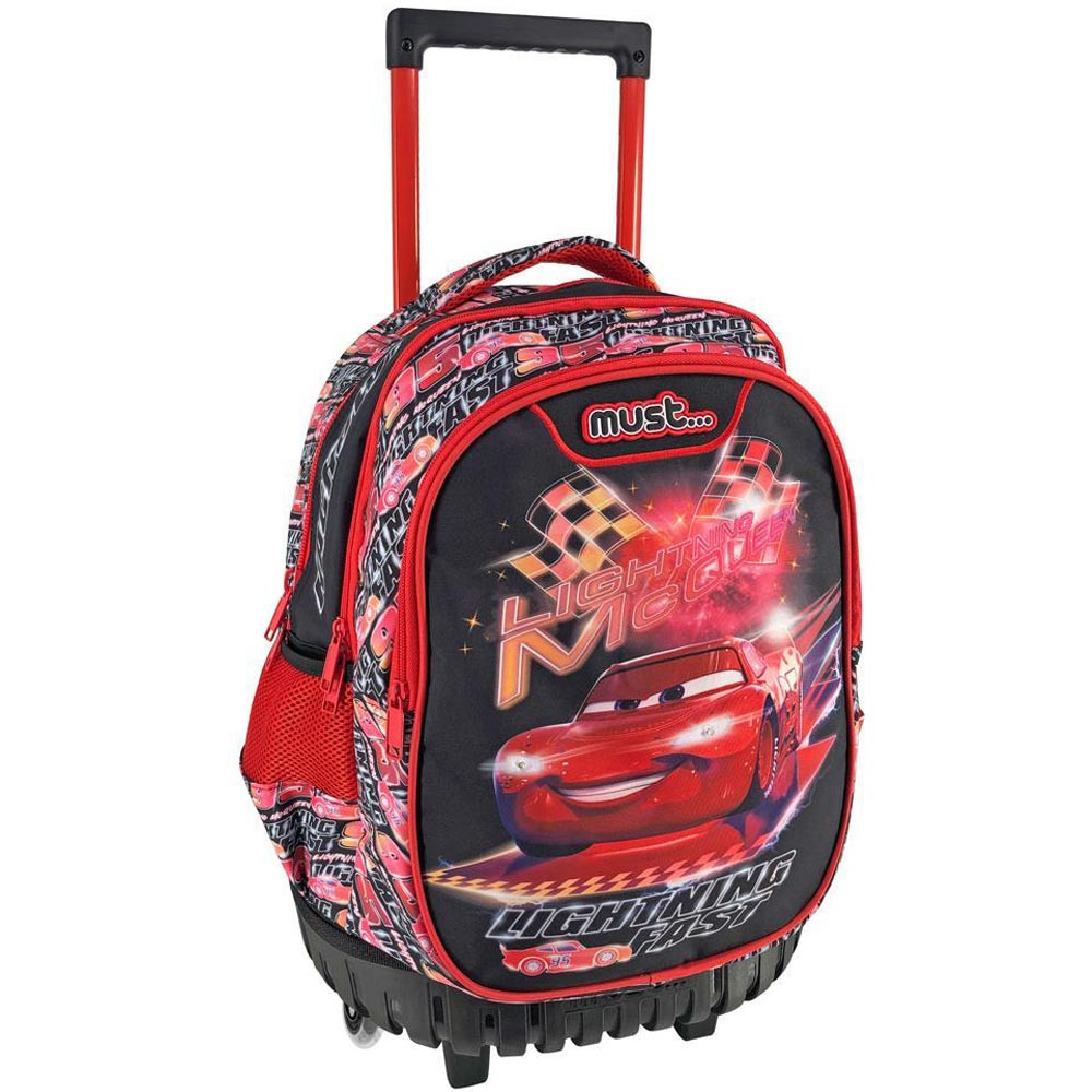 Sac d'école avec roues Cars Lightning