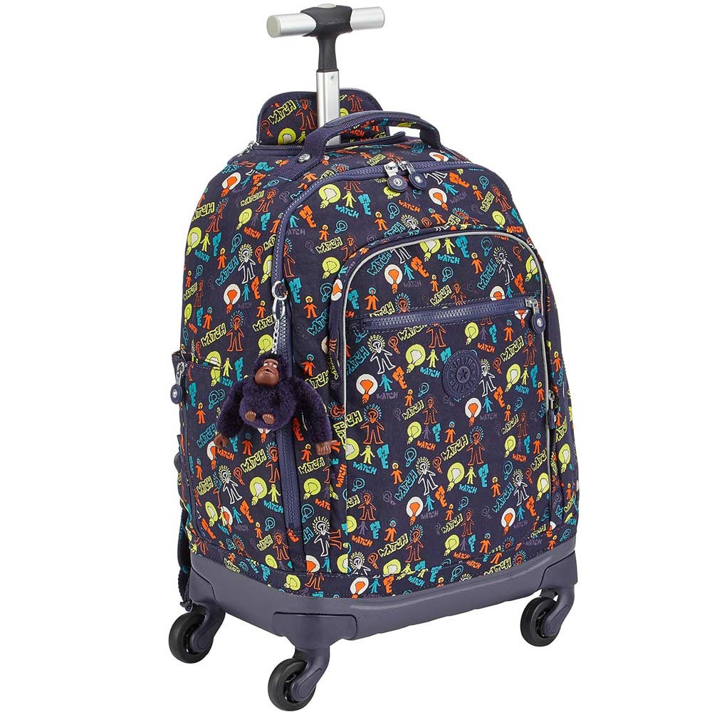 Trolley scolaire Kipling de la gamme Echo Bright Light