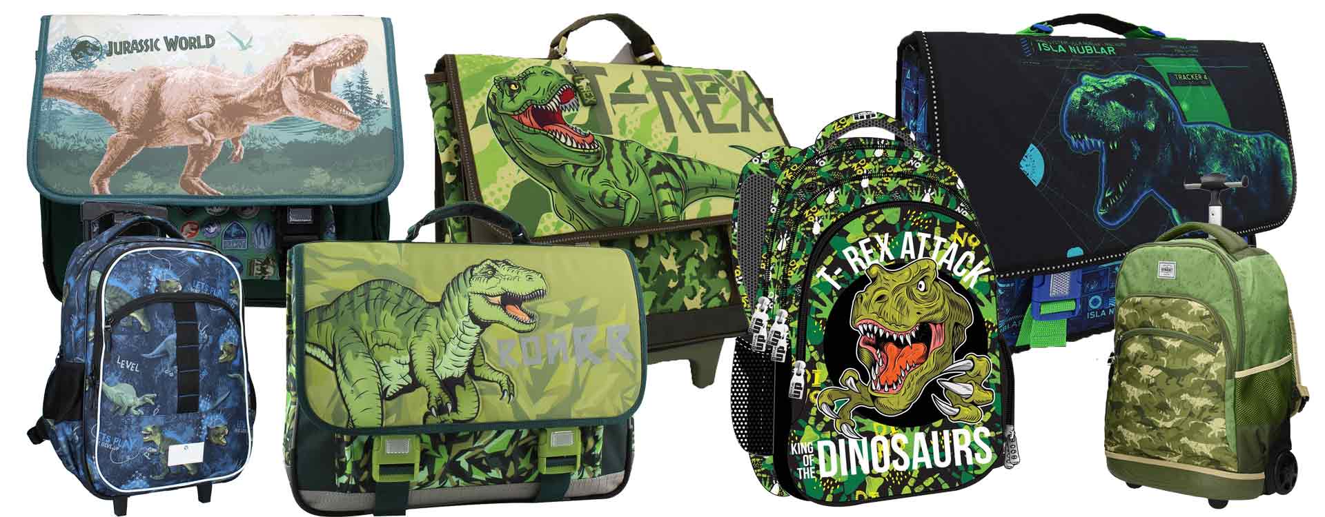 sacs scolaires dinosaure