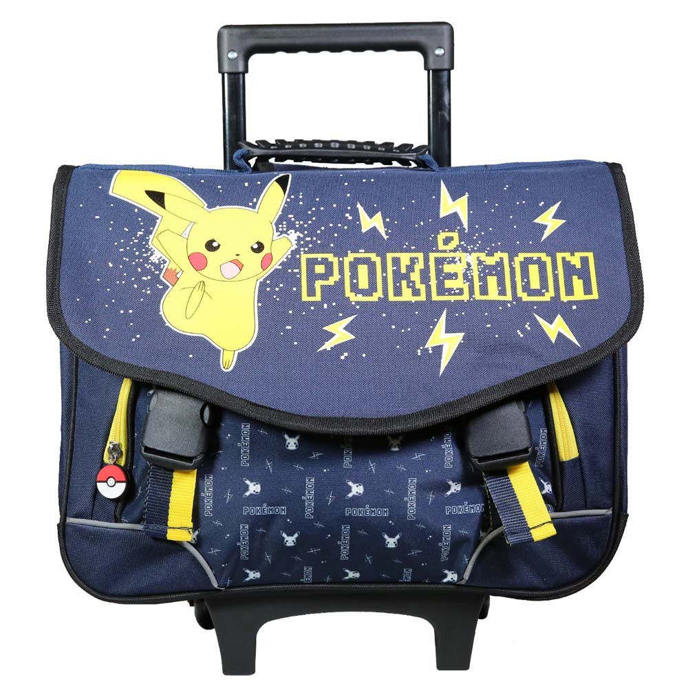 cartable trolley pokemon pikachu