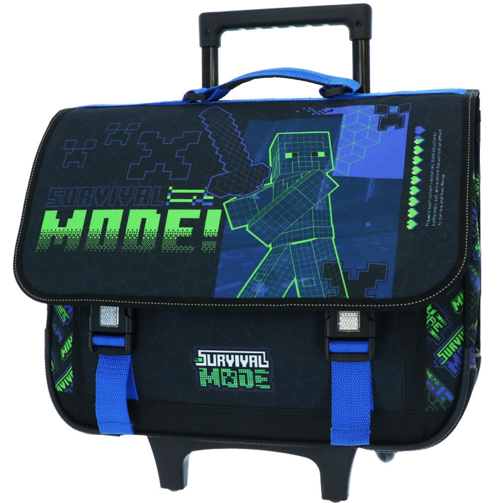 Cartable à Roulettes Minecraft Mode Survie