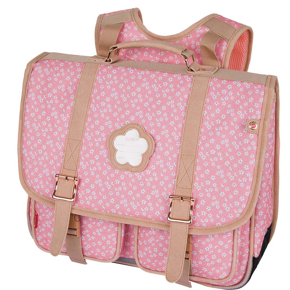 cartable pour fille Kickers rose