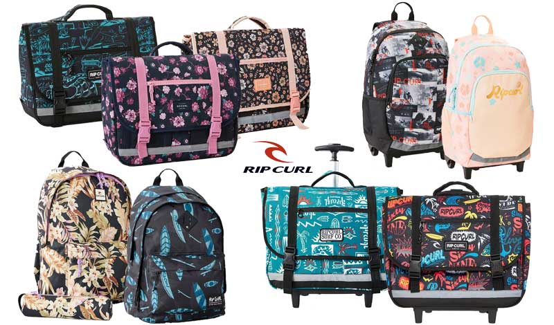 Sélection de cartables RIP CURL pour les jumeaux