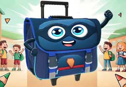 A school bag on wheels for primary school? The best choice for your child!